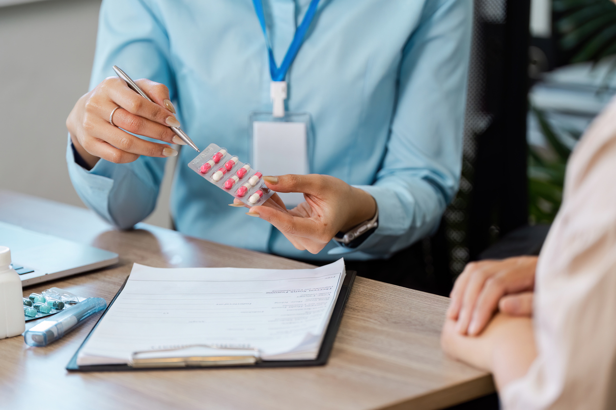 med management from a doctor, explaining dosage